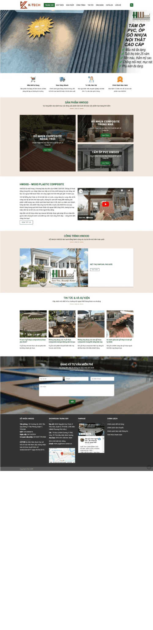 Website sàn gỗ