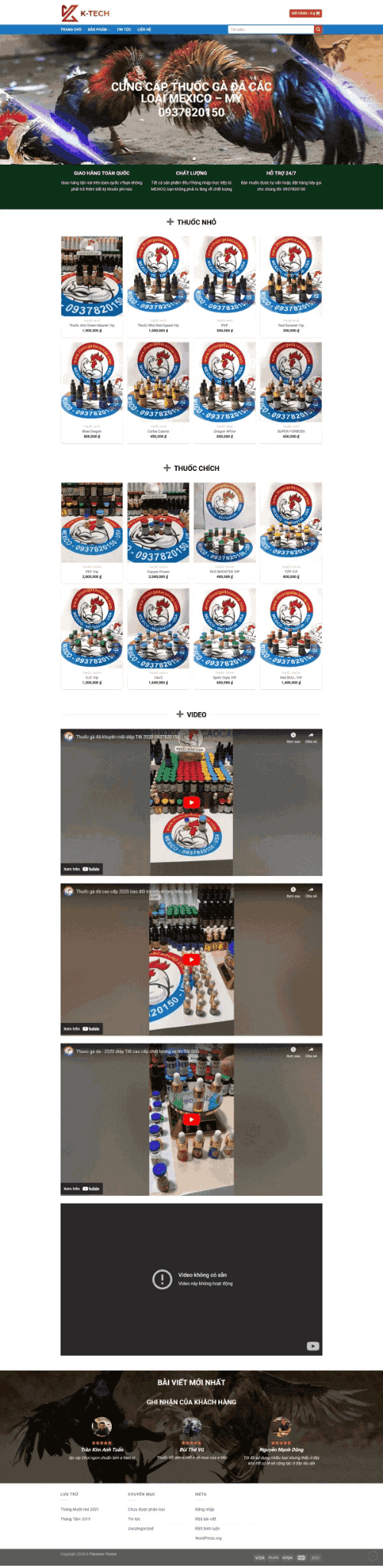 Website thuốc lá
