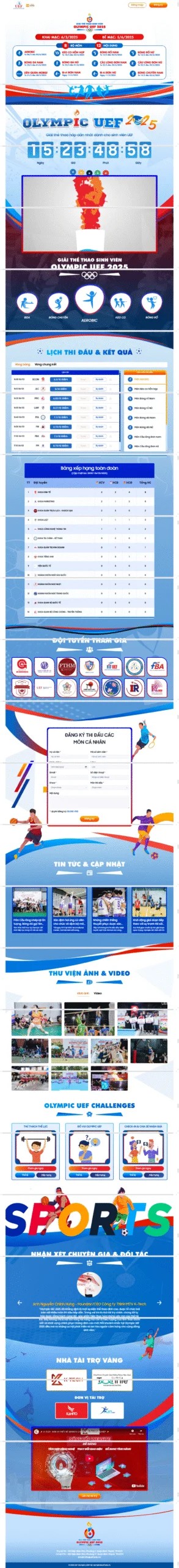 Website Olympic Uef