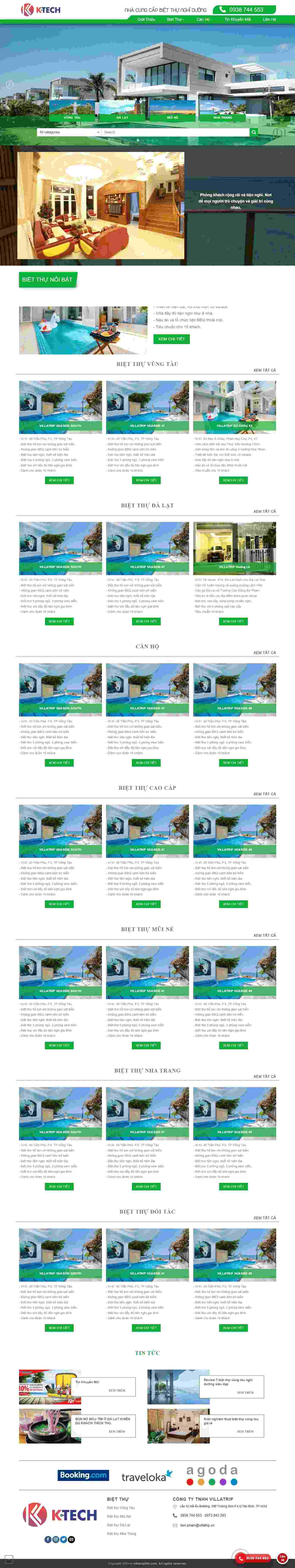 Website bất động sản-nghĩ dưỡng